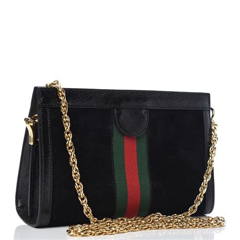 gucci disco bag suede|Gucci small shoulder bag black.